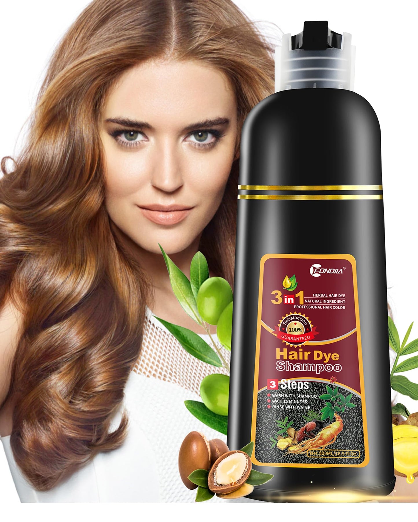 Hair Dye Shampoo™ | Tinte Orgánico 3 en 1